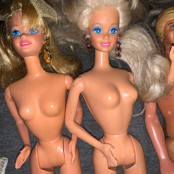 Mattel Green and Blue Doll Footwear Set
